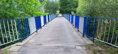 Remont poręczy mostu na ulicy Młyńskiej