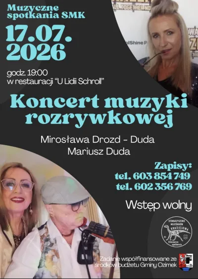 Zapraszamy na koncert muzyczny