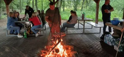 Ognisko dla członków SMK na Czarnym Dole