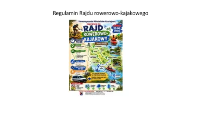 Regulamin Rajdu rowerowo-kajakowego