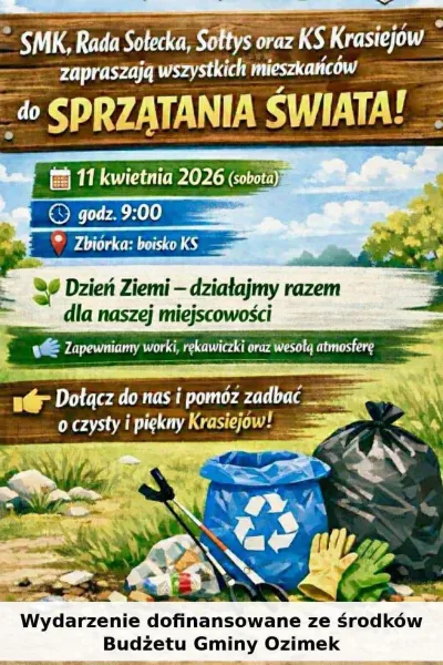 Zapraszamy do Sprzątania świata