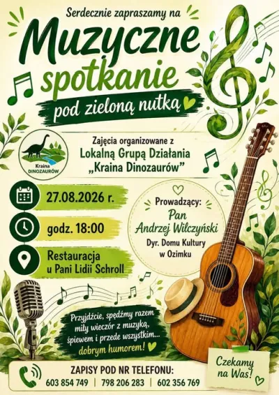 LGD zaprasza na Muzyczne spotkanie pod zieloną nutką