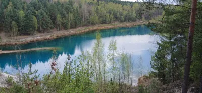 Zbiorniki na terenie Dawnej Kopalni Babina